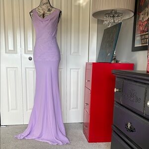 NWT Chic Lavender Maxi Dress